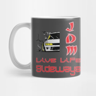 JDM Drift Live Life Sideways Graphic Mug